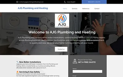 ajgplumbingandheating.co.uk snapshot