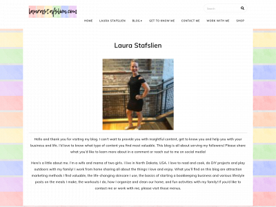 laurastafslien.com snapshot