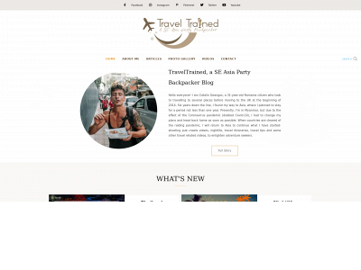 traveltrained.com snapshot