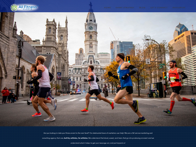 allfitnessevents.com snapshot