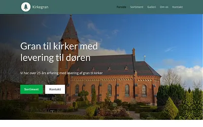 kirkegran.dk snapshot