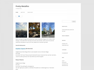 prettymetallics.com snapshot
