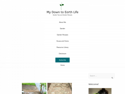 mydowntoearthlife.com snapshot