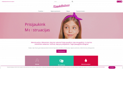 prisijaukinkmenstruacijas.lt snapshot
