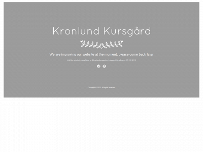 kronlundkursgard.se snapshot