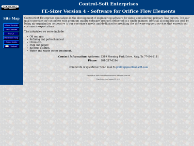 control-soft.com snapshot