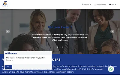 cvsexpertsbuilders.com snapshot
