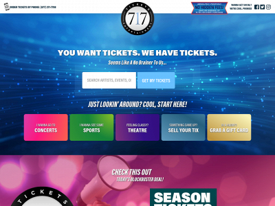 717tix.com snapshot