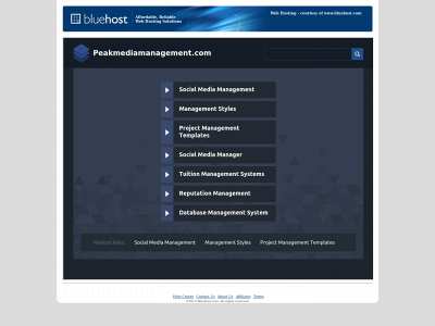 peakmediamanagement.com snapshot