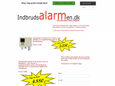 indbrudsalarmen.dk snapshot
