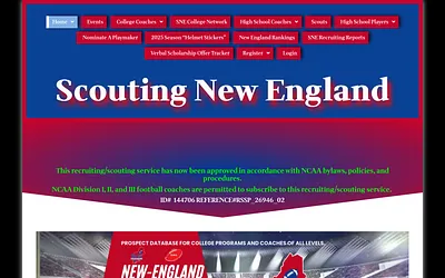 www.scoutingnewengland.com snapshot