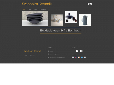 svanholmkeramik.dk snapshot