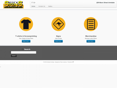 armidalecitysigns.com snapshot