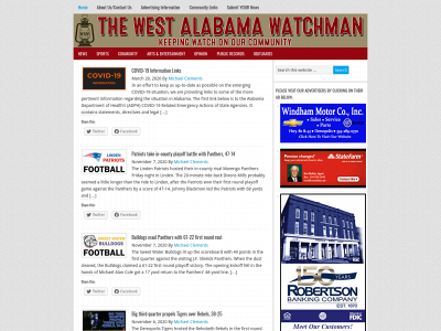 westalabamawatchman.com snapshot