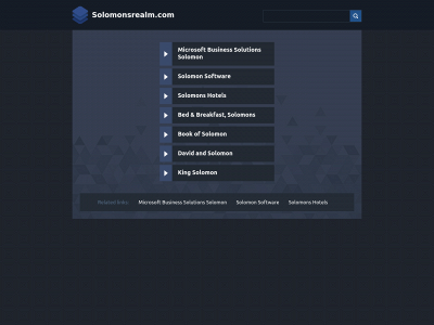 solomonsrealm.com snapshot