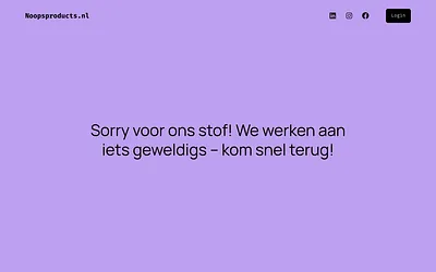noopsproducts.nl snapshot