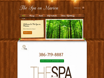 thespaonmarion.com snapshot