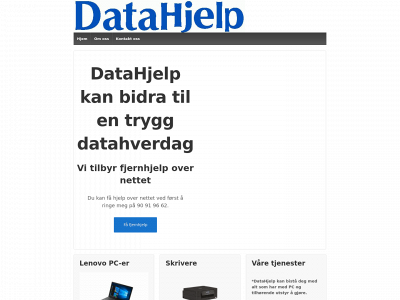 datahjelp.no snapshot
