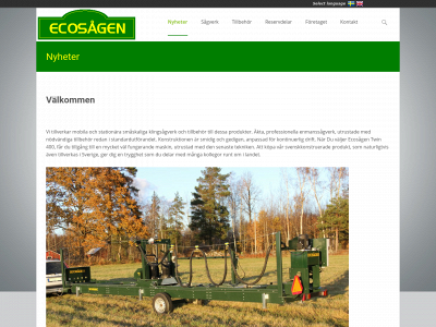 ecosagen.se snapshot