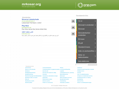 mrkosar.org snapshot