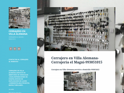 www.cerrajeroenvillaalemana.cl snapshot