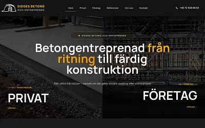siggesbetong.se snapshot