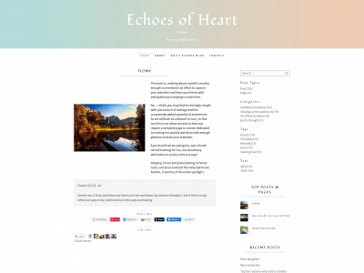 echoesofheart.com snapshot