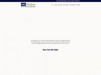 mgwalkeraccountants.co.uk snapshot