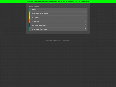 sproulinfo.com snapshot