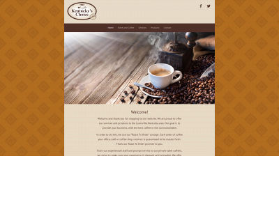 kentuckyschoicecoffee.com snapshot