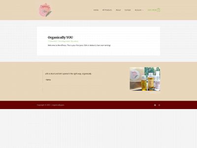 organicallyyyou.com snapshot