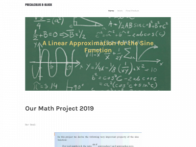 precalcproject2019.weebly.com snapshot