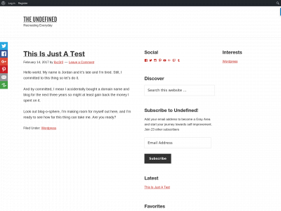 theundefined.org snapshot