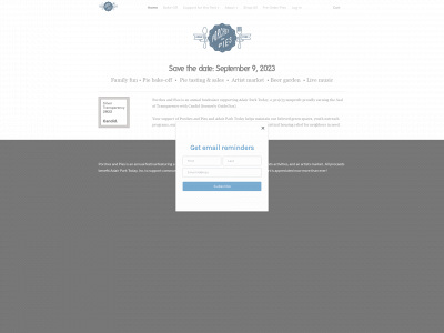 www.porchesandpies.com snapshot