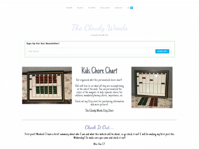 thecloudywoods.com snapshot