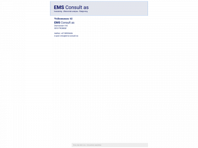 ems-consult.no snapshot