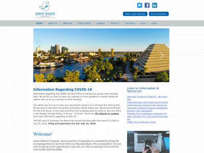 www.jbakeraccountancy.com snapshot