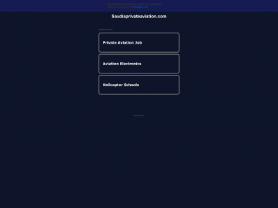 saudiaprivateaviation.com snapshot