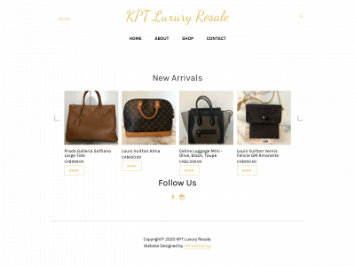 www.kptluxuryresale.com snapshot