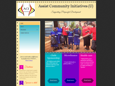 aci-uganda.org snapshot