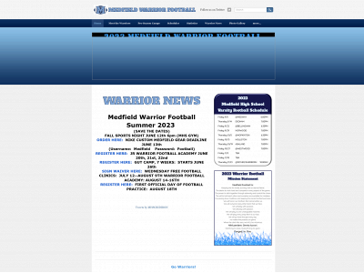 medfieldfootball.weebly.com snapshot