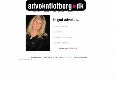 advokatlofberg.dk snapshot
