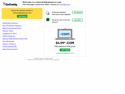 naturalcbdenhancer.com snapshot