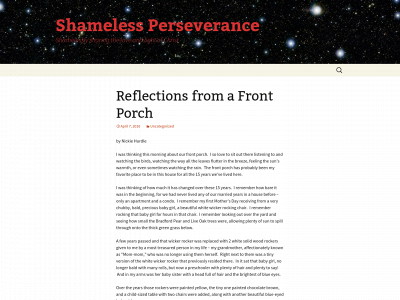 shamelessperseverance.com snapshot