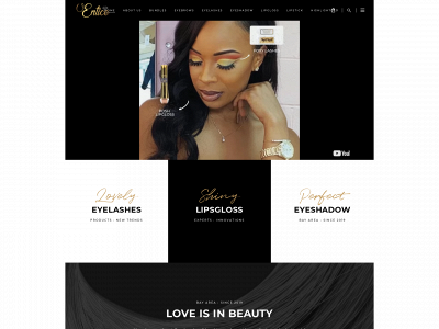 www.entice-cosmetics.com snapshot