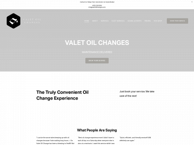 www.valetoilchanges.com snapshot