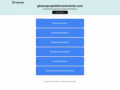 glossopcapitalinvestments.com snapshot