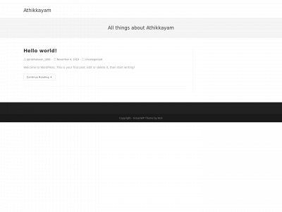 athikkayam.com snapshot