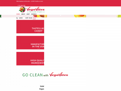 vegavites.com snapshot