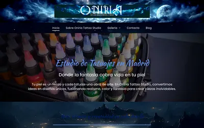 oniriatattoostudio.es snapshot